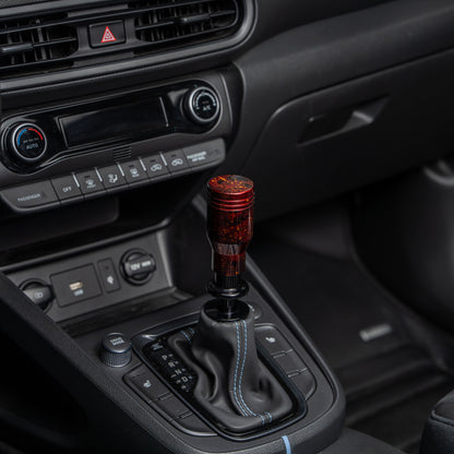 Billetworkz Automatic Shifter - Red Cosmic Space - Fits Hyundai Veloster N / Elantra N / Kona N (2019+)