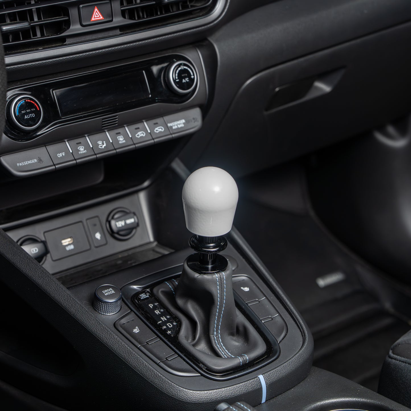 Billetworkz Automatic Shifter - Gloss White - Fits Hyundai Veloster N / Elantra N / Kona N (2019+)