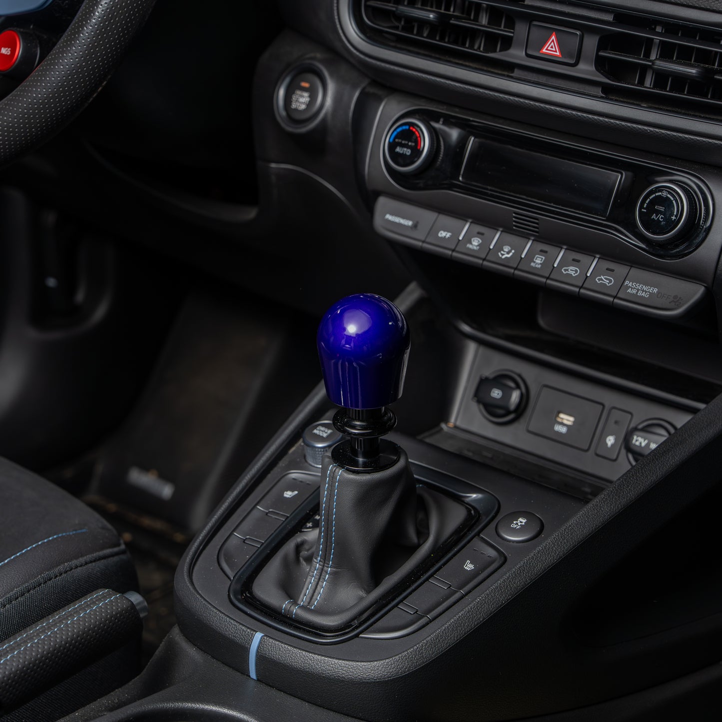 Billetworkz Automatic Shifter - Candy Purple - Fits Hyundai Veloster N / Elantra N / Kona N (2019+)