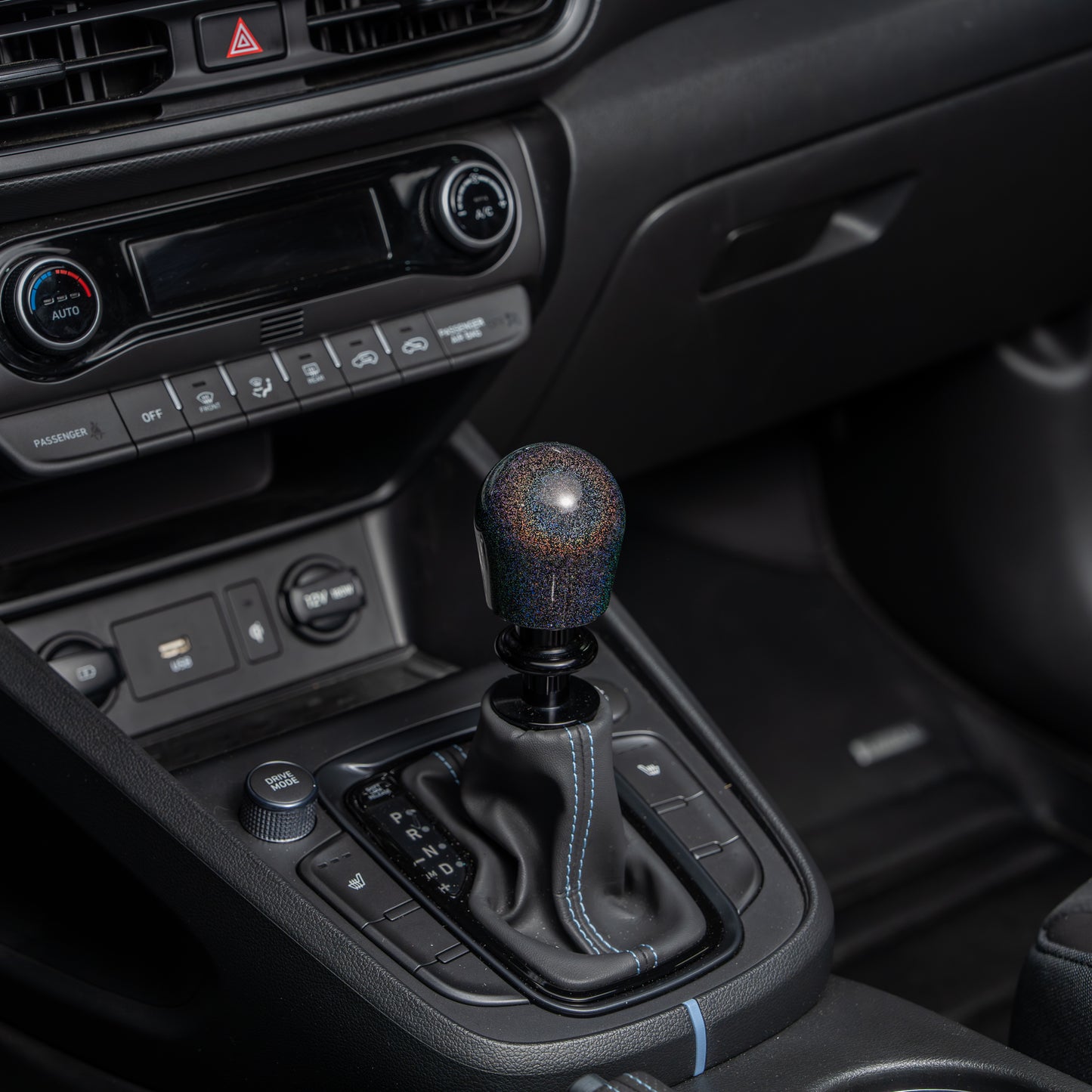 Billetworkz Automatic Shifter - Rainbow Sparkle - Fits Hyundai Veloster N / Elantra N / Kona N (2019+)