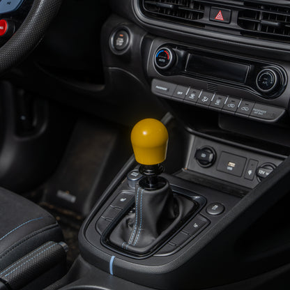 Billetworkz Automatic Shifter - Gloss Yellow - Fits Hyundai Veloster N / Elantra N / Kona N (2019+)