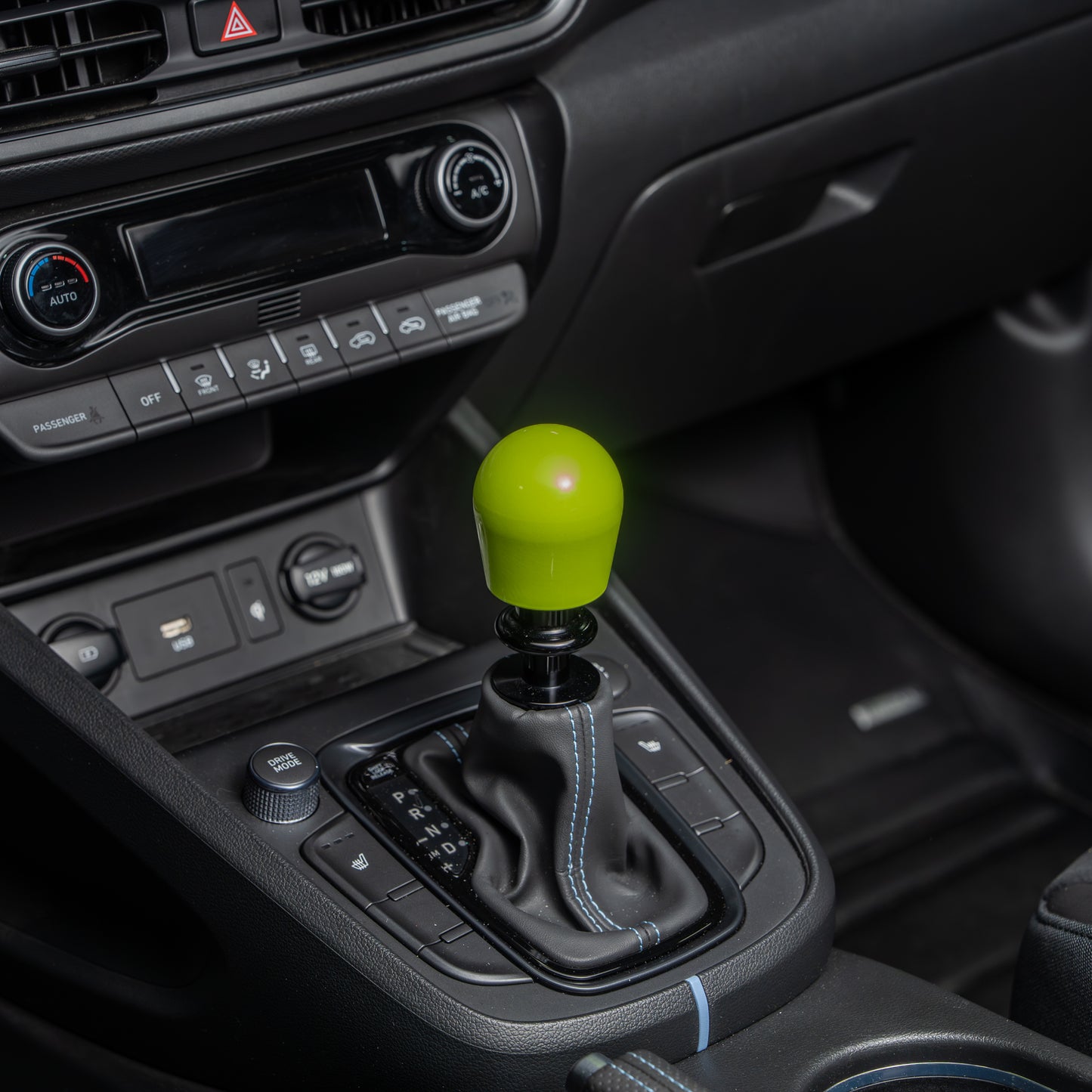 Billetworkz Automatic Shifter - Neon Yellow - Fits Hyundai Veloster N / Elantra N / Kona N (2019+)