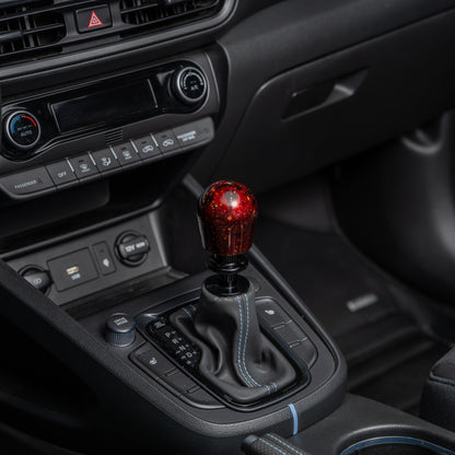 Billetworkz Automatic Shifter - Red Cosmic Space - Fits Hyundai Veloster N / Elantra N / Kona N (2019+)