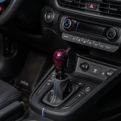 Billetworkz Automatic Shifter - Purple Cosmic Space - Fits Hyundai Veloster N / Elantra N / Kona N (2019+)