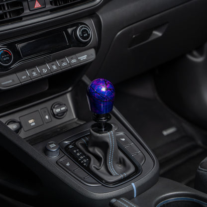 Billetworkz Automatic Shifter - Nebula w/ Black Splash - Fits Hyundai Veloster N / Elantra N / Kona N (2019+)