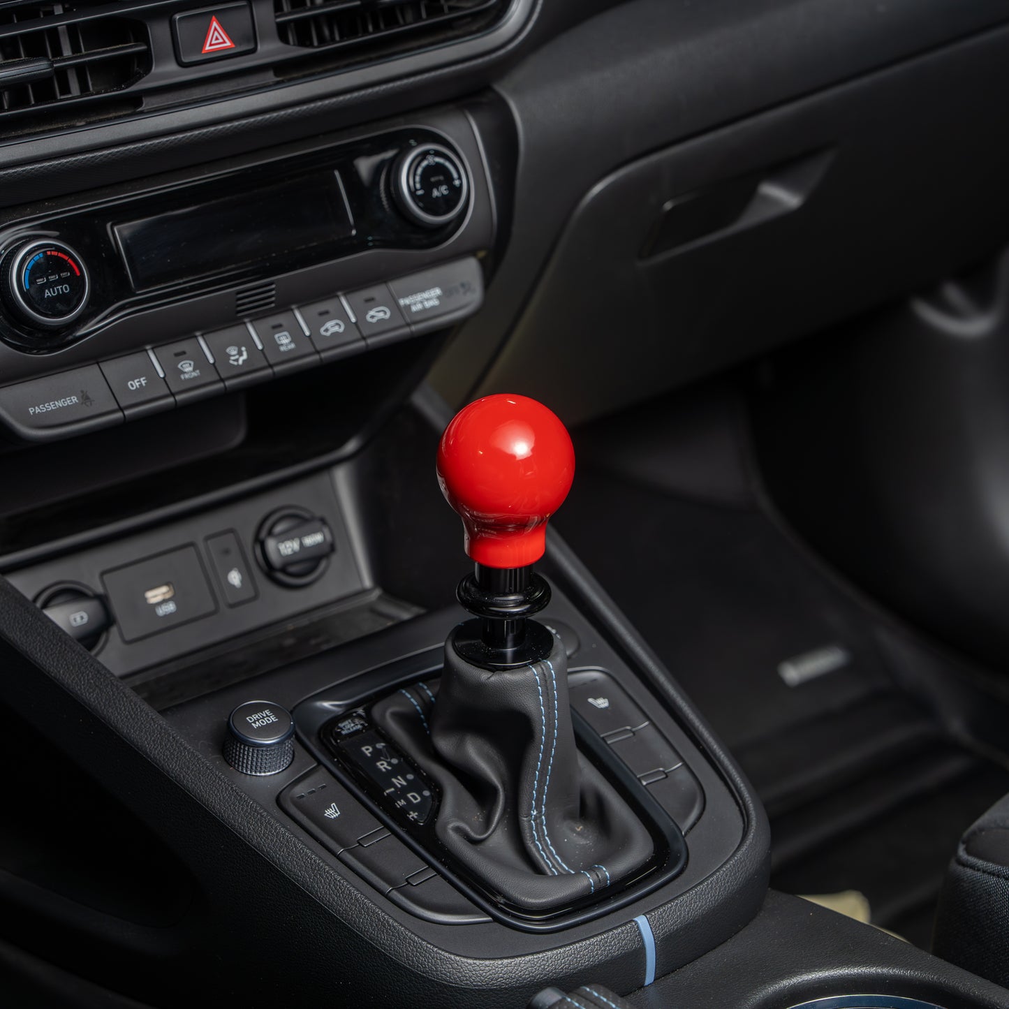 Billetworkz Automatic Shifter - Gloss Red - Fits Hyundai Veloster N / Elantra N / Kona N (2019+)