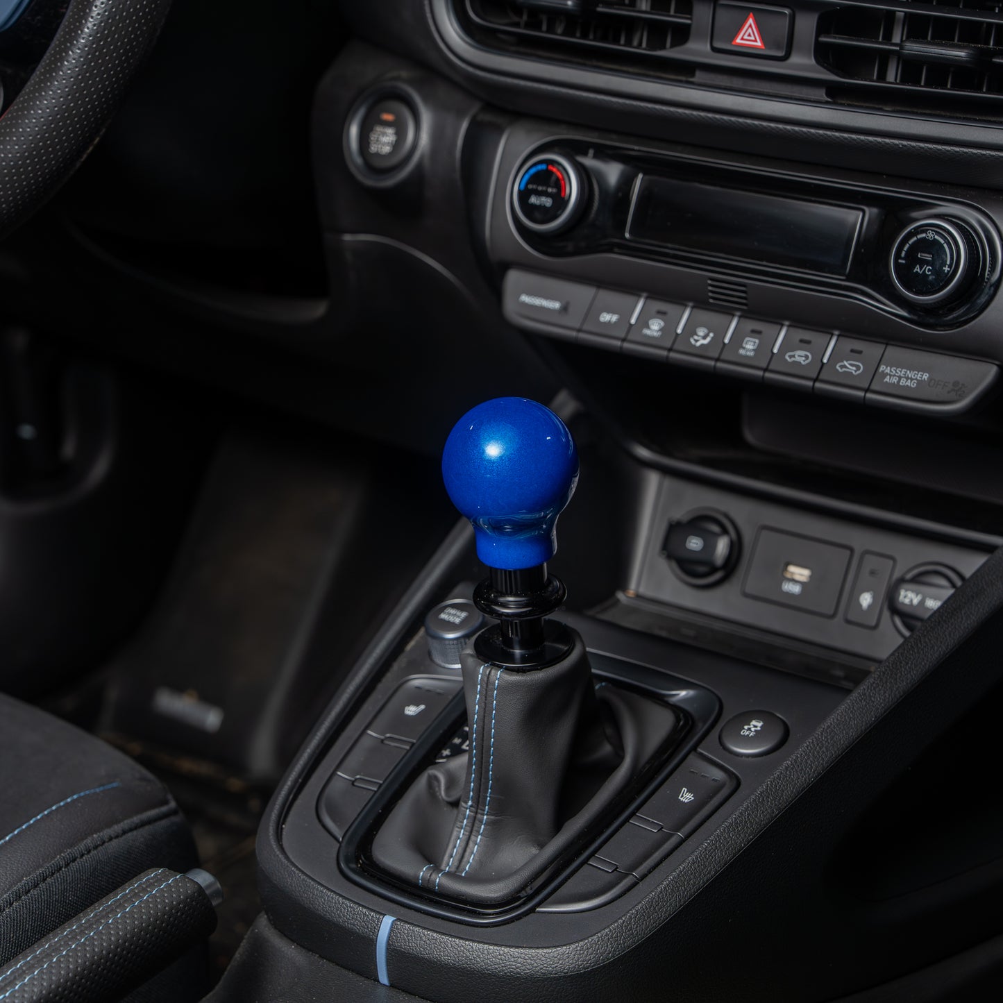 Billetworkz Automatic Shifter - Candy Blue - Fits Hyundai Veloster N / Elantra N / Kona N (2019+)