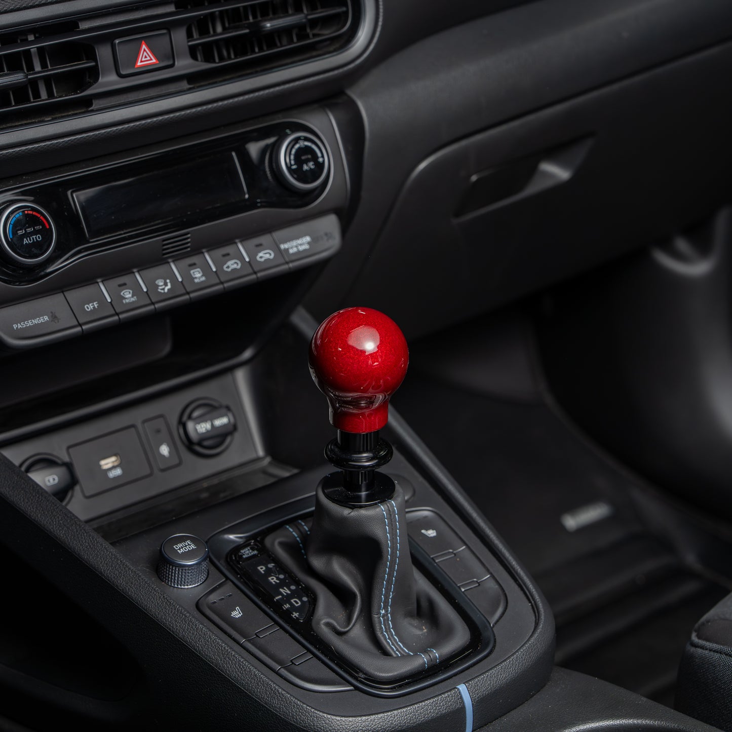 Billetworkz Automatic Shifter - Candy Red - Fits Hyundai Veloster N / Elantra N / Kona N (2019+)