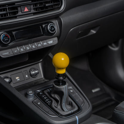 Billetworkz Automatic Shifter - Gloss Yellow - Fits Hyundai Veloster N / Elantra N / Kona N (2019+)