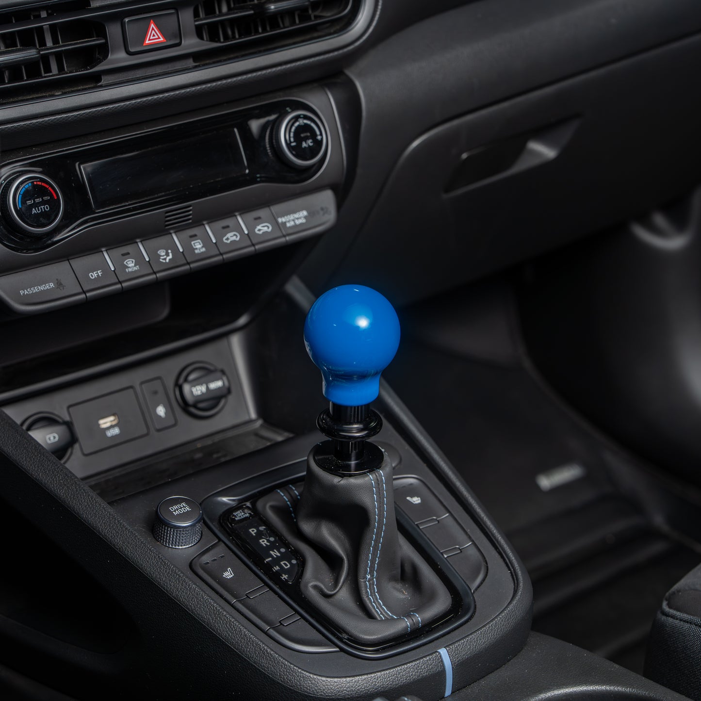 Billetworkz Automatic Shifter - Grabber Blue - Fits Hyundai Veloster N / Elantra N / Kona N (2019+)
