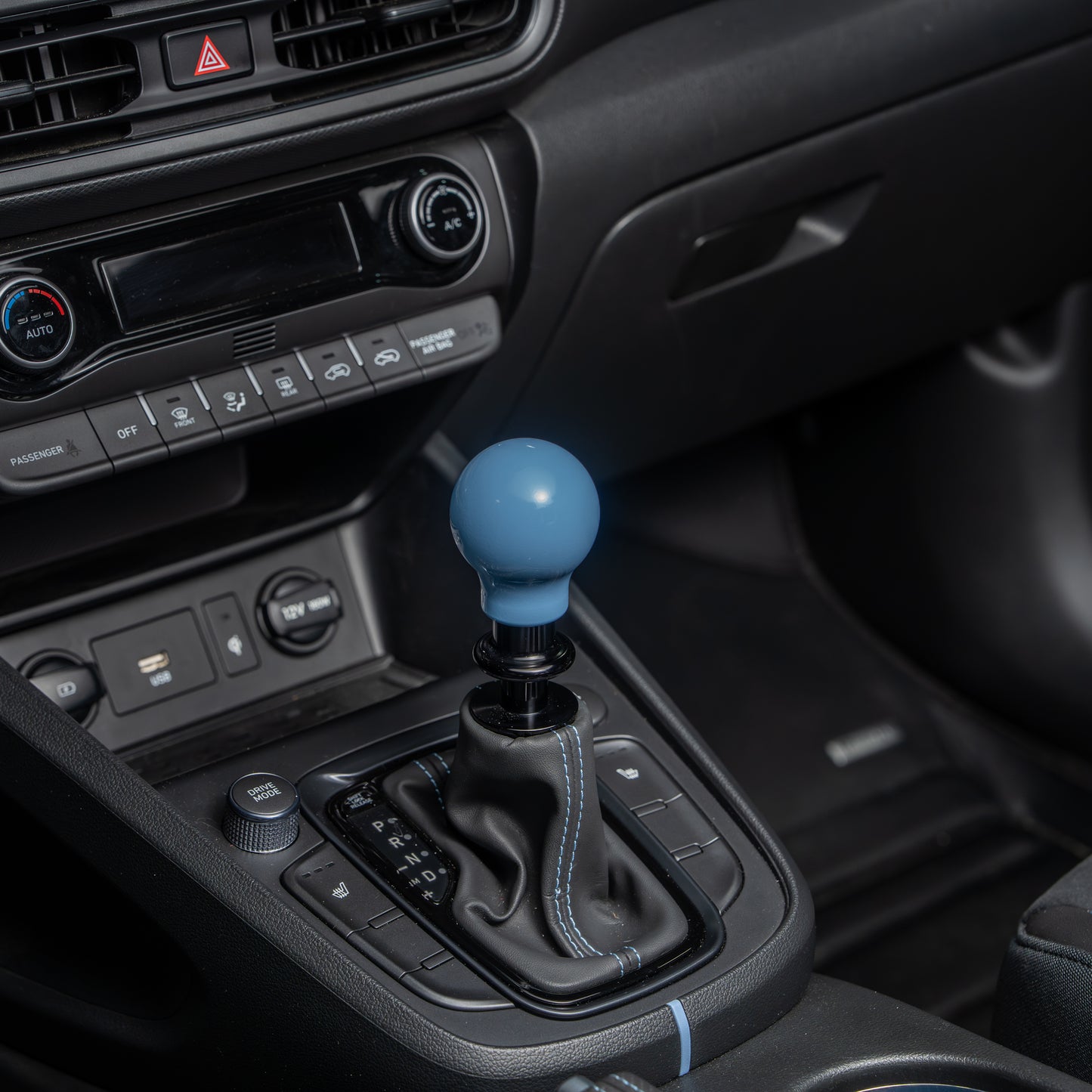 Billetworkz Automatic Shifter - Performance Blue - Fits Hyundai Veloster N / Elantra N / Kona N (2019+)
