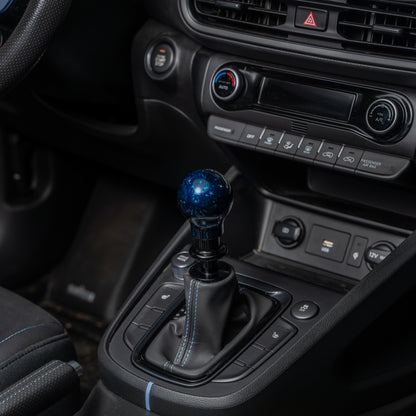 Billetworkz Automatic Shifter - Blue Cosmic Space - Fits Hyundai Veloster N / Elantra N / Kona N (2019+)