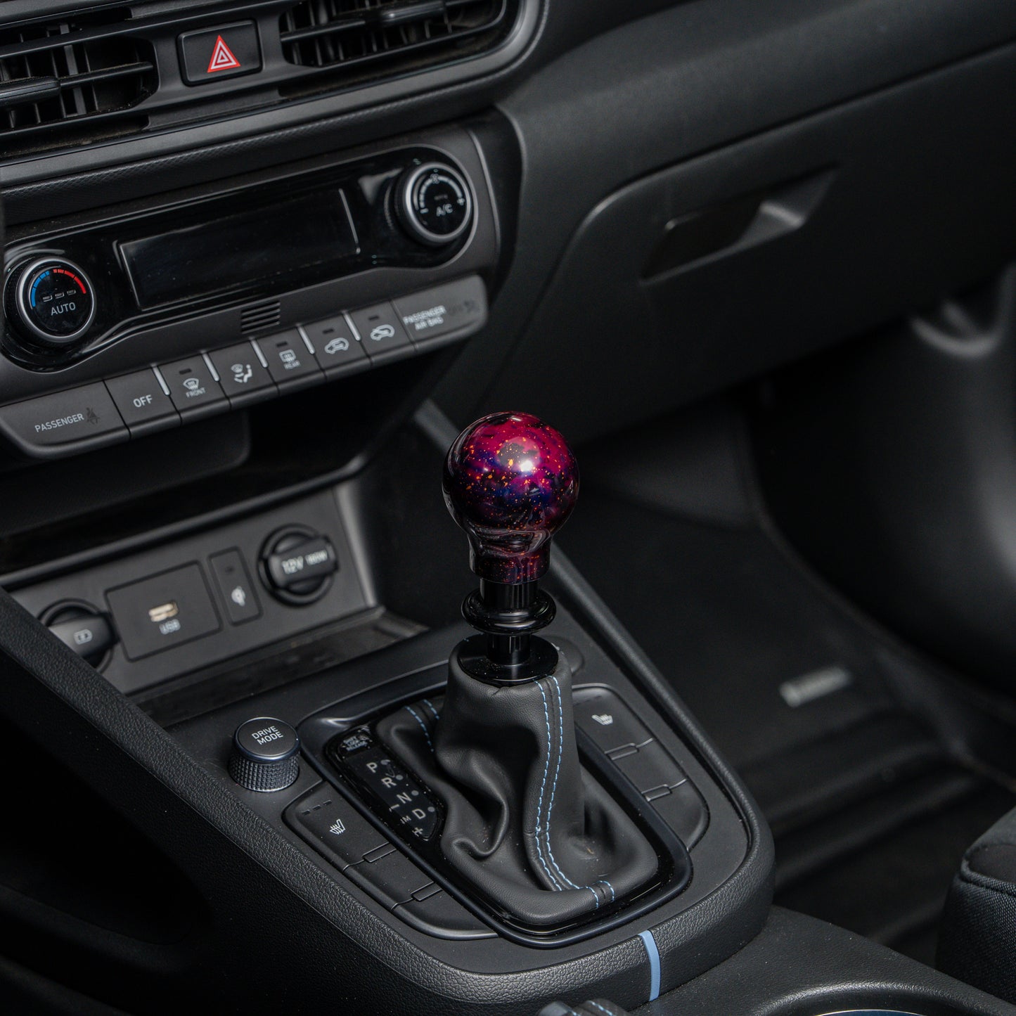 Billetworkz Automatic Shifter - Purple Cosmic Space - Fits Hyundai Veloster N / Elantra N / Kona N (2019+)