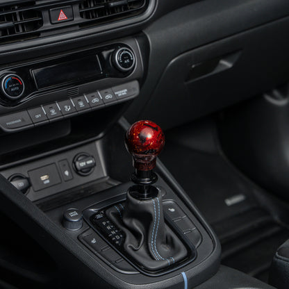 Billetworkz Automatic Shifter - Red Cosmic Space - Fits Hyundai Veloster N / Elantra N / Kona N (2019+)