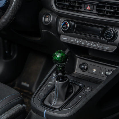 Billetworkz Automatic Shifter - Green Cosmic Space - Fits Hyundai Veloster N / Elantra N / Kona N (2019+)