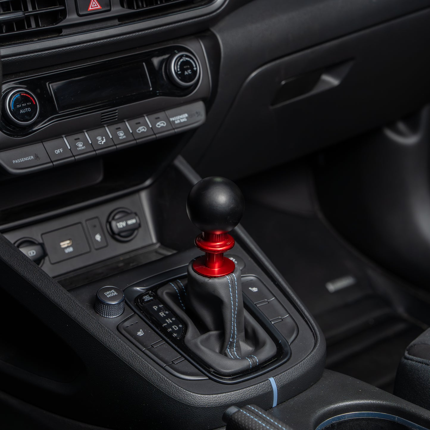 Billetworkz Automatic Shifter - Matte Black - Fits Hyundai Veloster N / Elantra N / Kona N (2019+)