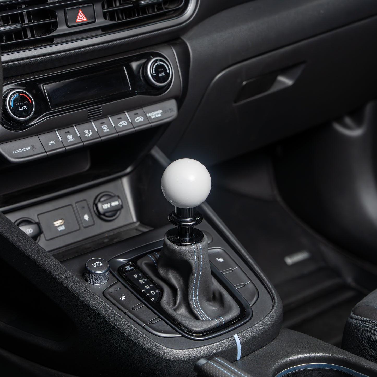 Billetworkz Automatic Shifter - Gloss White - Fits Hyundai Veloster N / Elantra N / Kona N (2019+)