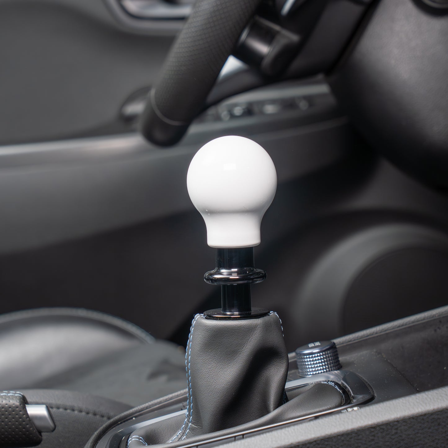 Billetworkz Automatic Shifter - Gloss White - Fits Hyundai Veloster N / Elantra N / Kona N (2019+)