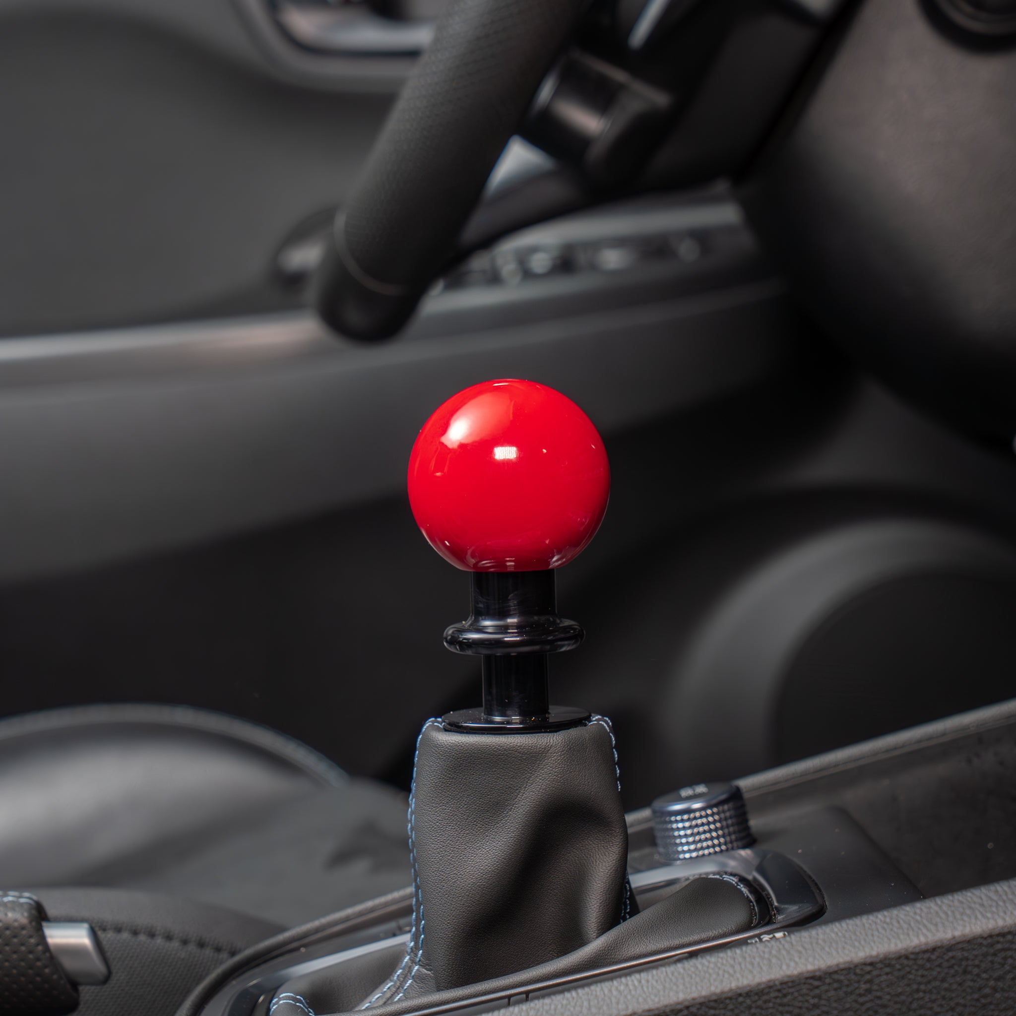 TIME ERGOFORCE MONO ハンドル レッド Billetworkz Automatic Shifter - Gloss Red - Fits Hyundai Veloster