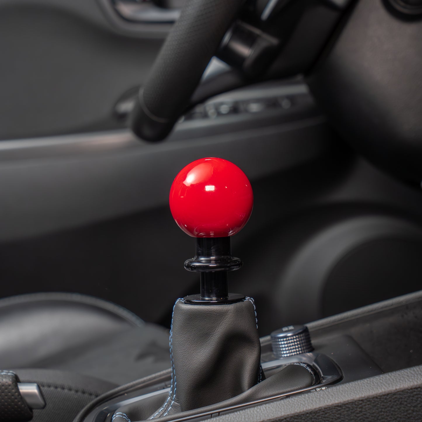 Billetworkz Automatic Shifter - Gloss Red - Fits Hyundai Veloster N / Elantra N / Kona N (2019+)