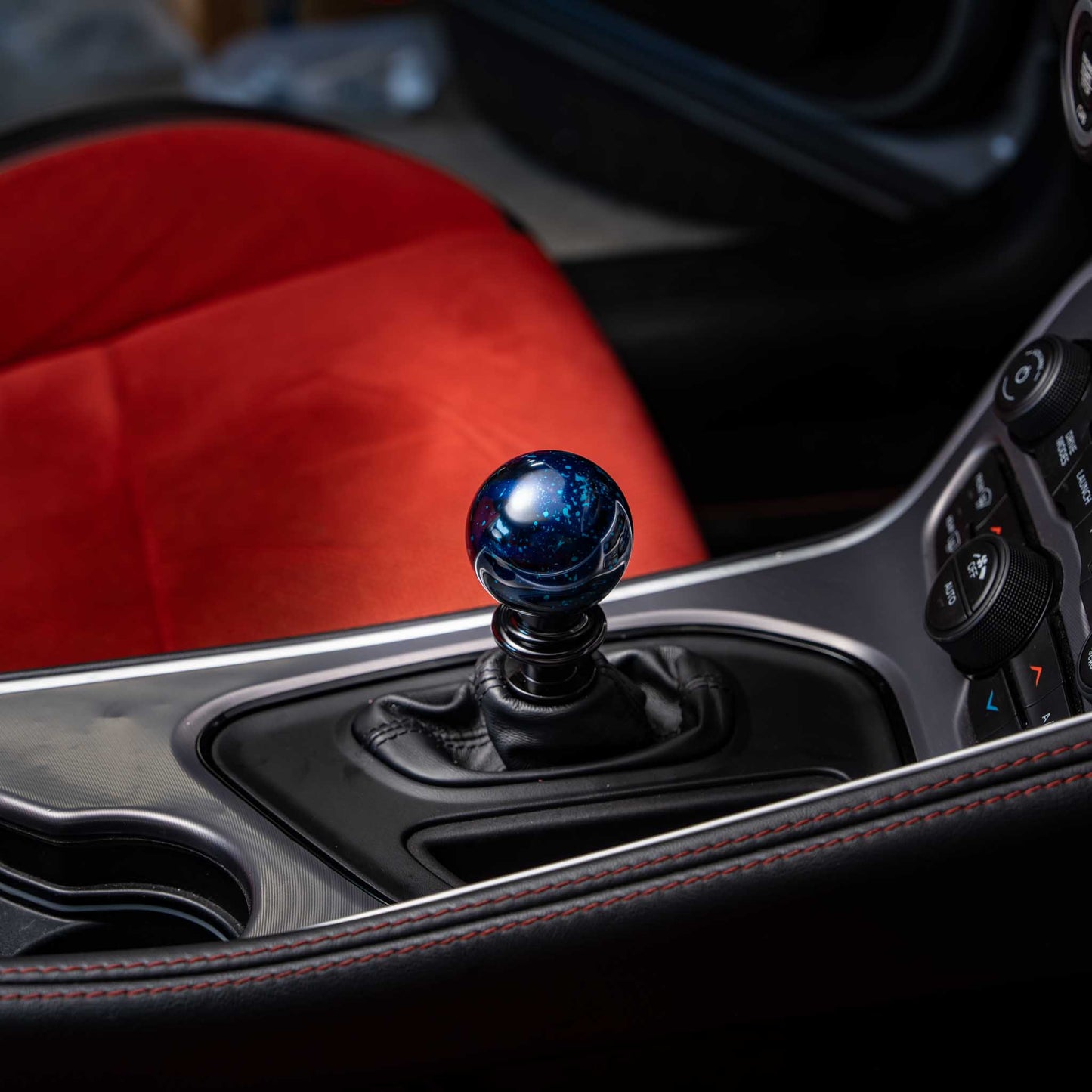 Billetworkz Automatic Shifter - Blue Cosmic Space - Fits Dodge Challenger / Charger (2015-2023)