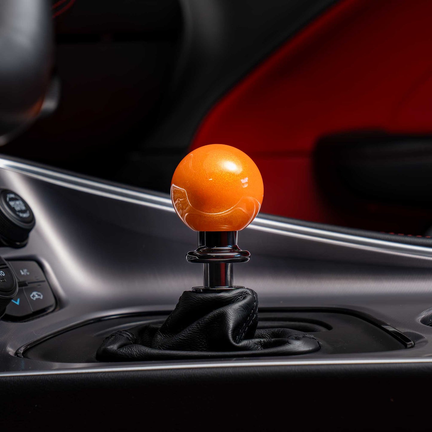 Billetworkz Automatic Shifter - Candy Orange - Fits Dodge Challenger / Charger (2015-2023)