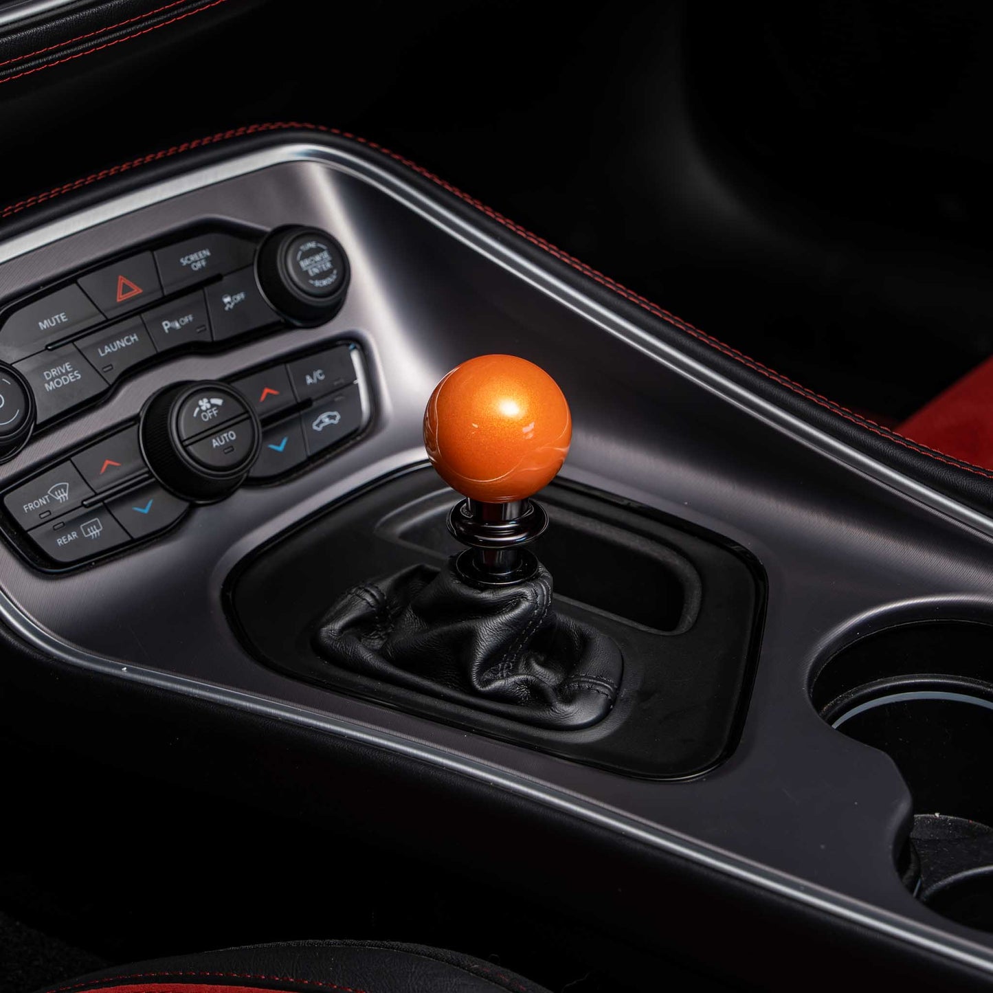 Billetworkz Automatic Shifter - Candy Orange - Fits Dodge Challenger / Charger (2015-2023)