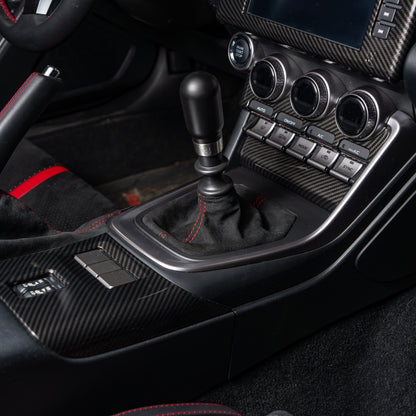 Billetworkz Alcantara Kit (Pro): Shift Boot, E-Brake Boot Kit and Door Pull Straps (1 Set) – Subaru BRZ/Toyota GR86 2022+ (Manual)