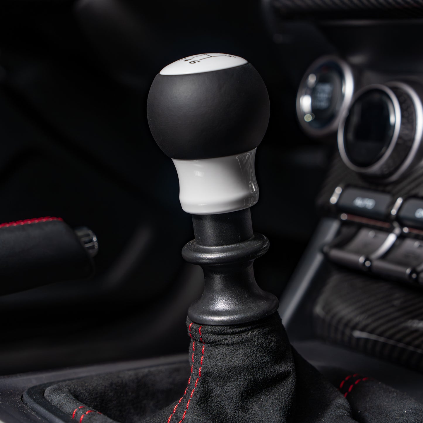 Billetworkz Alcantara Kit (Ultimate): Shift Knob, Shift Boot, E-Brake Boot Kit, and Door Pull Straps - Subaru BRZ/Toyota GR86 2022+ (Automatic)