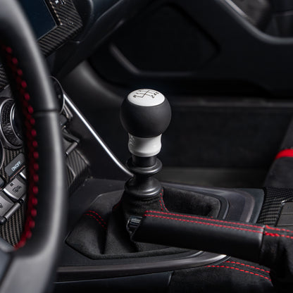 Billetworkz Alcantara Kit (Ultimate): Shift Knob, Shift Boot, E-Brake Boot Kit, and Door Pull Straps (1 Set) - Subaru BRZ/Toyota GR86 2022+ (Manual)