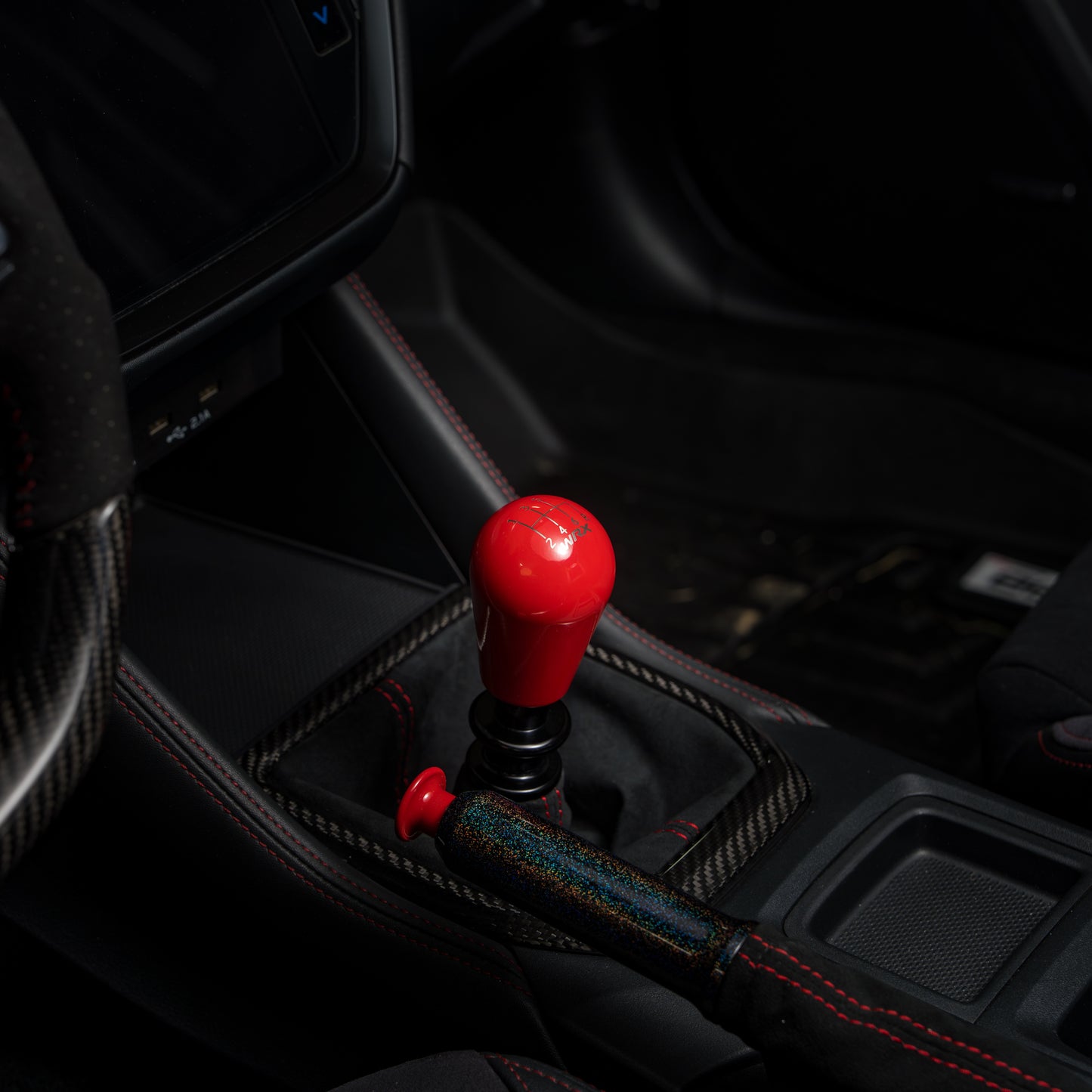 Billetworkz Weighted Shift Knob - 6 Speed WRX Standard Engraving - Subaru WRX 2015-2025