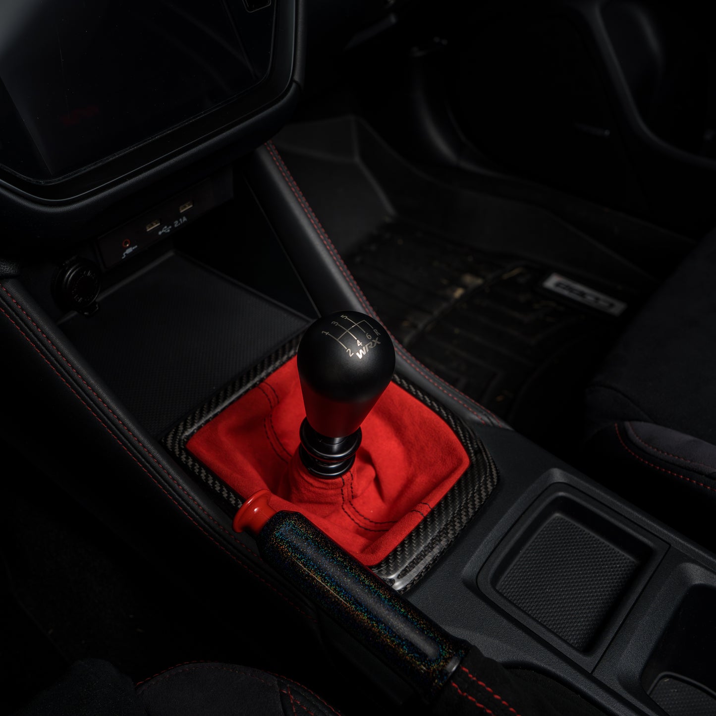 Billetworkz Weighted Shift Knob - 6 Speed WRX Standard Engraving - Subaru WRX 2015-2025