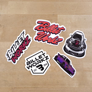 Billetworkz Sticker Pack (5 Stickers Included)