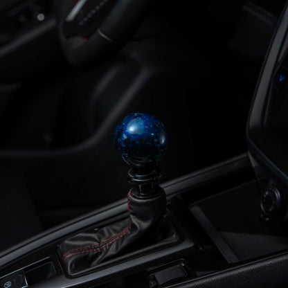 Billetworkz Automatic Shifter - Blue Cosmic Space - Fits Subaru CVT: WRX (15–21), Crosstrek (13–23), Forester (14–18), Impreza (12–23), Legacy/Outback (10–14)
