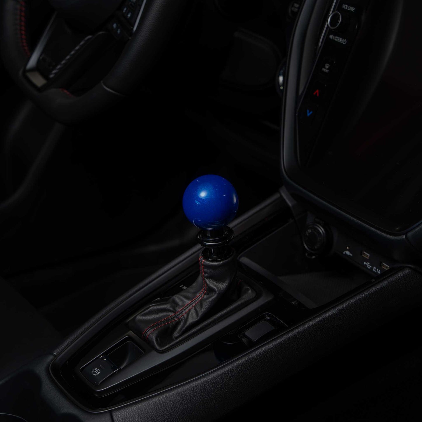 Billetworkz Automatic Shifter - Candy Blue - Fits Subaru CVT: WRX (15–21), Crosstrek (13–23), Forester (14–18), Impreza (12–23), Legacy/Outback (10–14)
