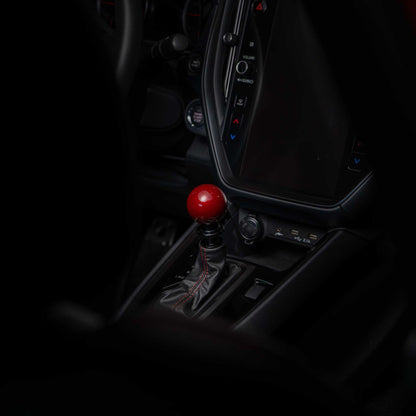 Billetworkz Automatic Shifter - Candy Red - Fits Subaru CVT: WRX (15–21), Crosstrek (13–23), Forester (14–18), Impreza (12–23), Legacy/Outback (10–14)