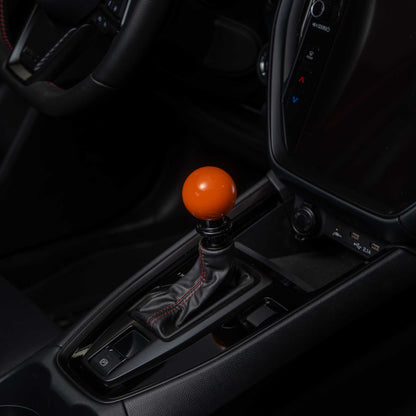 Billetworkz Automatic Shifter - Gloss Orange - Fits Subaru CVT: WRX (15–21), Crosstrek (13–23), Forester (14–18), Impreza (12–23), Legacy/Outback (10–14)
