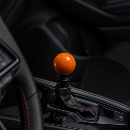 Billetworkz Automatic Shifter - Gloss Orange - Fits Subaru CVT: WRX (15–21), Crosstrek (13–23), Forester (14–18), Impreza (12–23), Legacy/Outback (10–14)