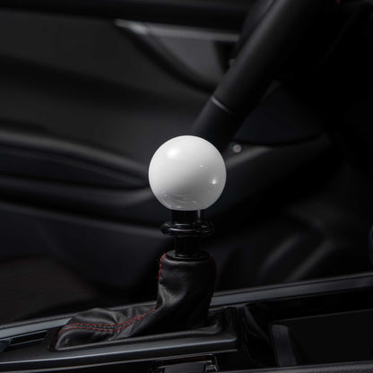 Billetworkz Automatic Shifter - Gloss White - Fits Subaru CVT: WRX (15–21), Crosstrek (13–23), Forester (14–18), Impreza (12–23), Legacy/Outback (10–14)