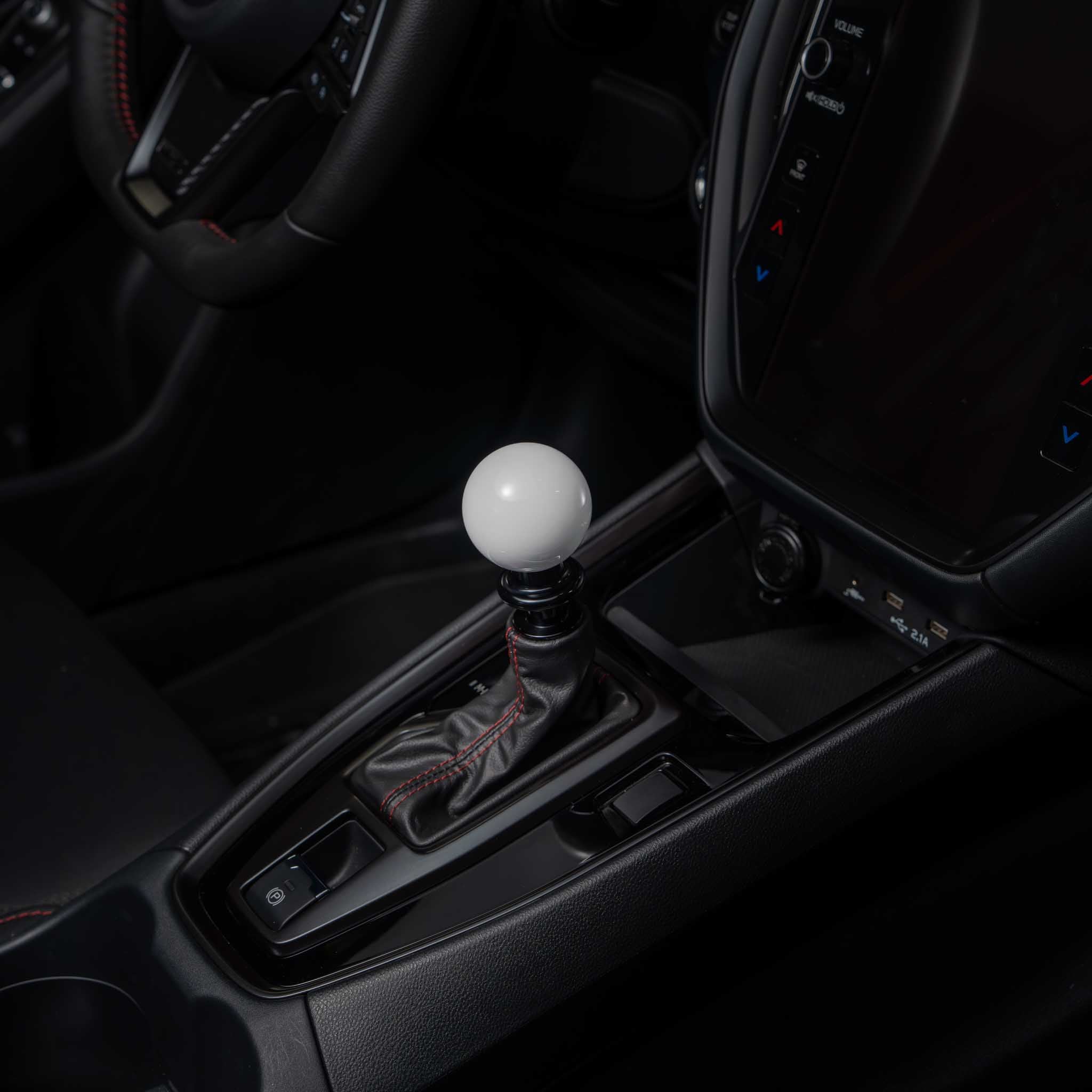 Billetworkz Automatic Shifter - Gloss White - Fits Subaru CVT: WRX