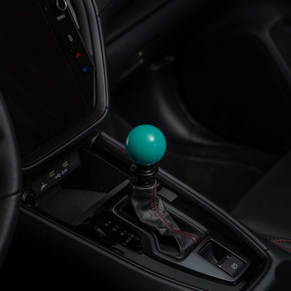 Billetworkz Automatic Shifter - Hyper Teal - Fits Subaru CVT: WRX (15–21), Crosstrek (13–23), Forester (14–18), Impreza (12–23), Legacy/Outback (10–14)
