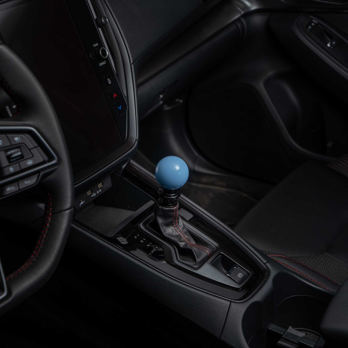Billetworkz Automatic Shifter - Performance Blue - Fits Subaru CVT: WRX (2022+), Crosstrek (2024+), Forester (2025+), Impreza (2024+), Legacy/Outback (2015+)