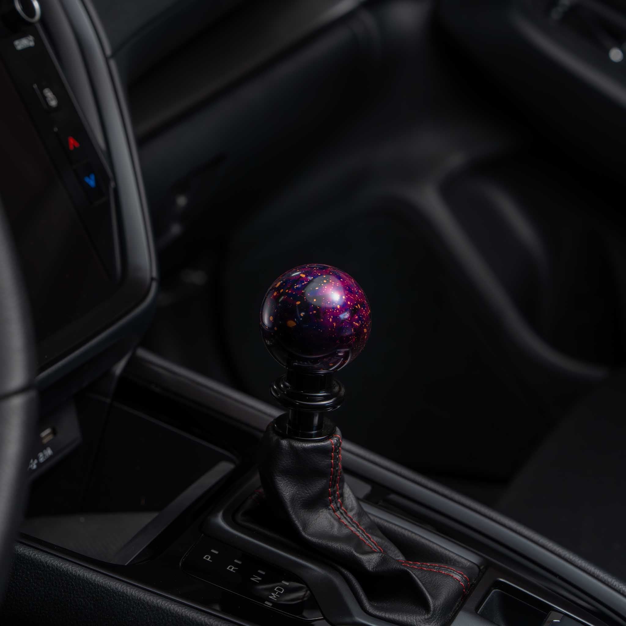 Billetworkz Automatic Shifter - Red Cosmic Space - Fits Subaru CVT