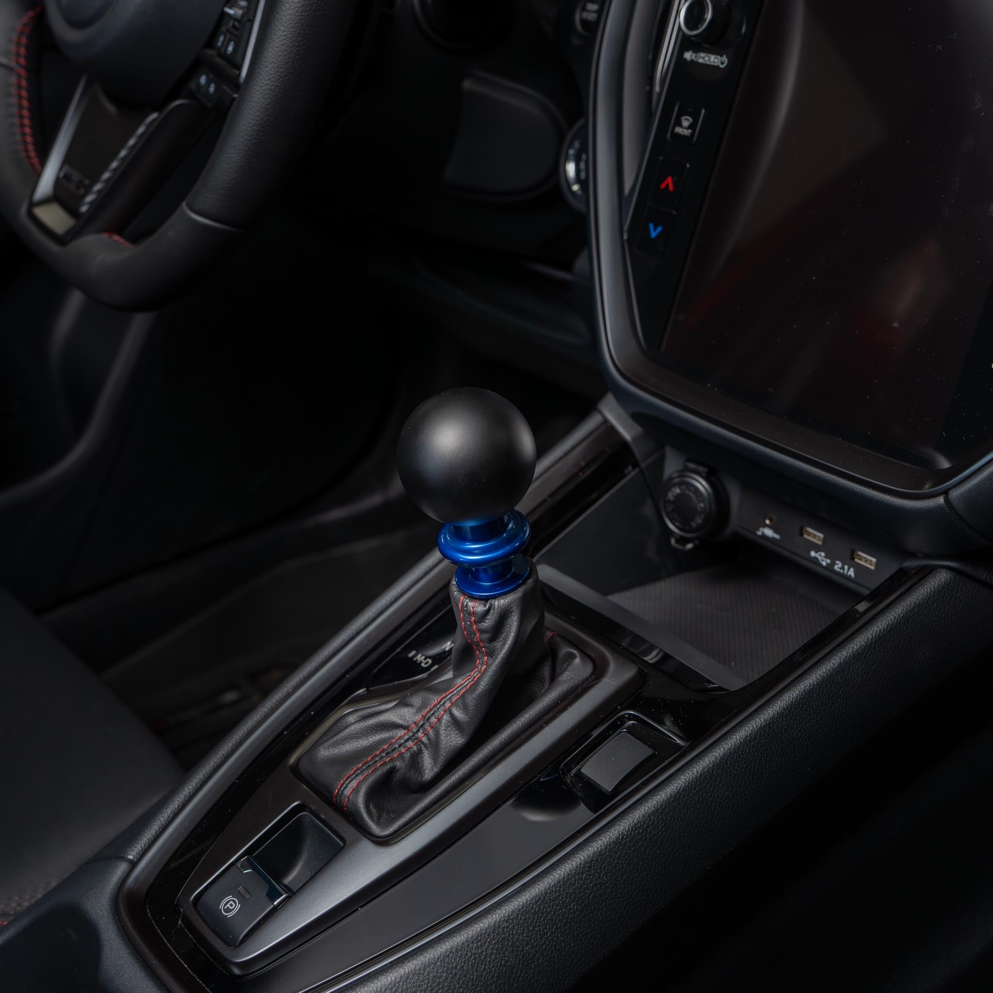 Billetworkz Automatic Shifter - Matte Black - Fits Subaru CVT: WRX