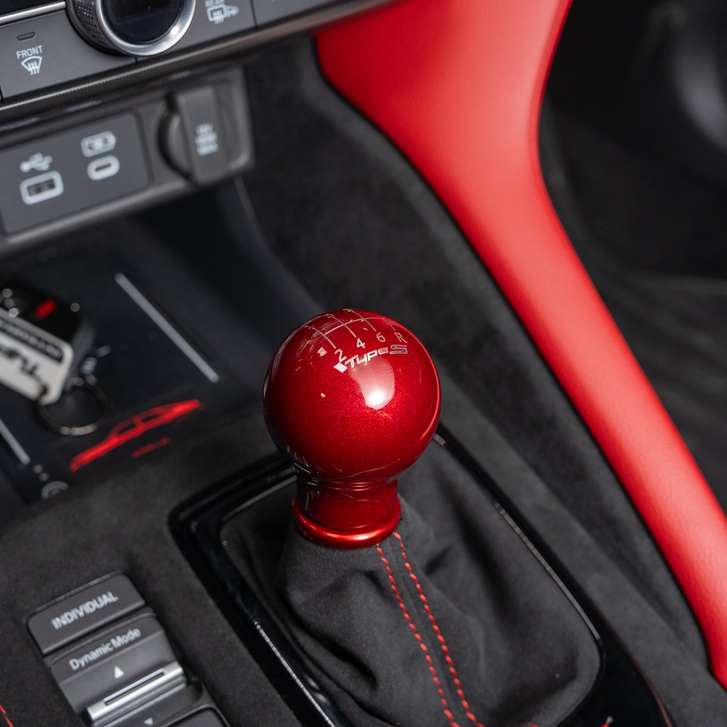Billetworkz Weighted Shift Knob - 6 Speed Standard with Type S Engraving - Acura Fitment