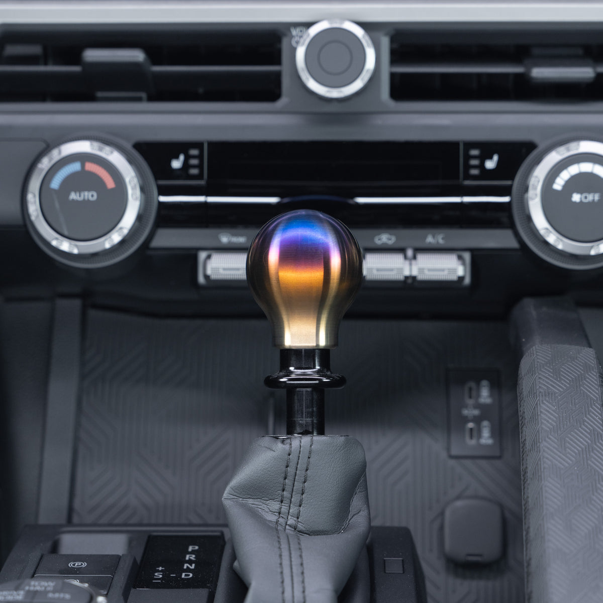 Billetworkz Titanium Torched Automatic Shifter - Fits Toyota Tacoma 2024+