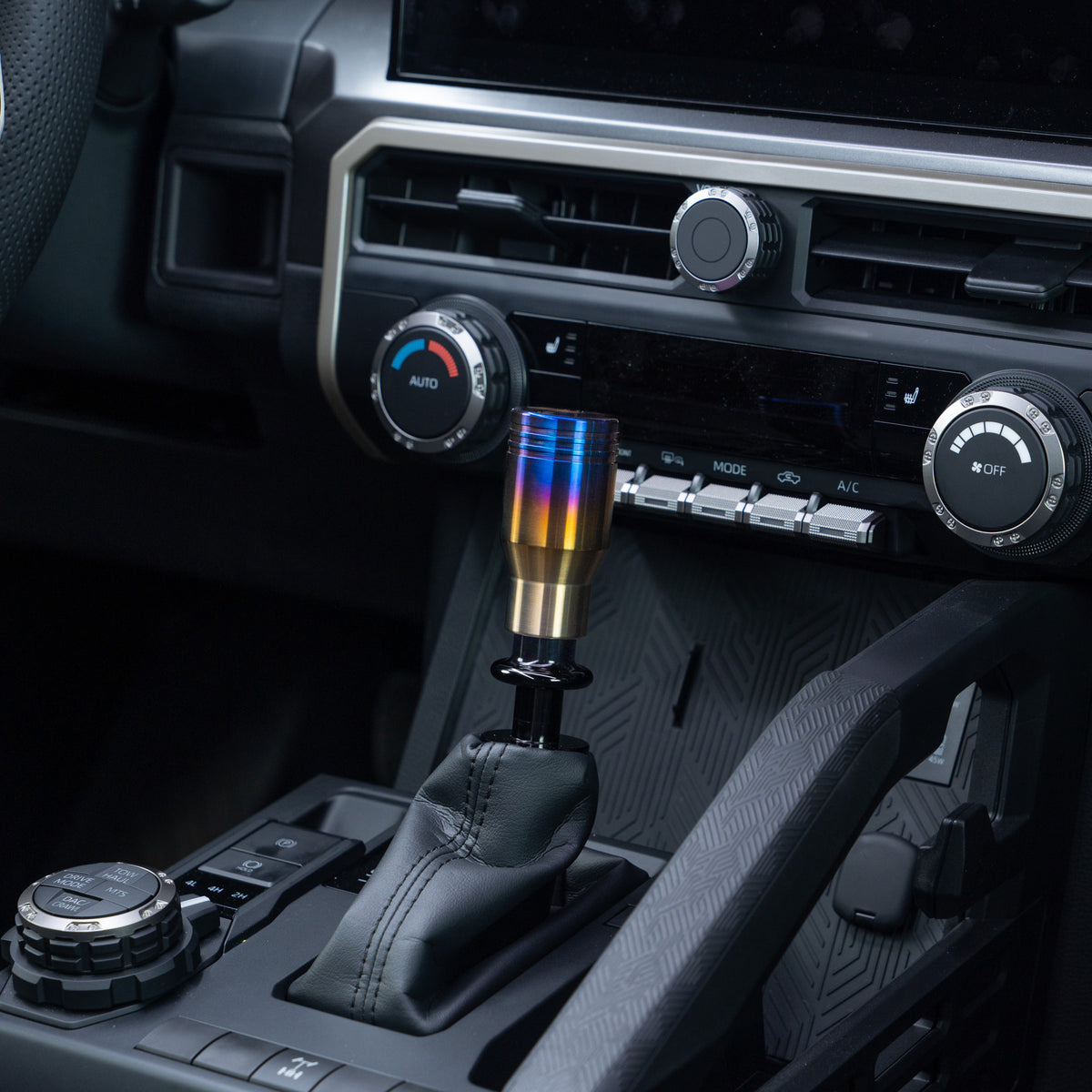 Billetworkz Titanium Torched Automatic Shifter - Fits Toyota Tacoma 2024+