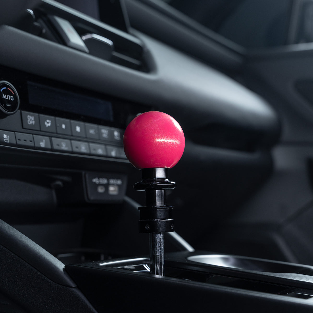 Billetworkz Automatic Shifter - Candy Pink - Fits Subaru CVT: WRX (2022+), Crosstrek (2024+), Forester (2025+), Impreza (2024+), Legacy/Outback (2015+)