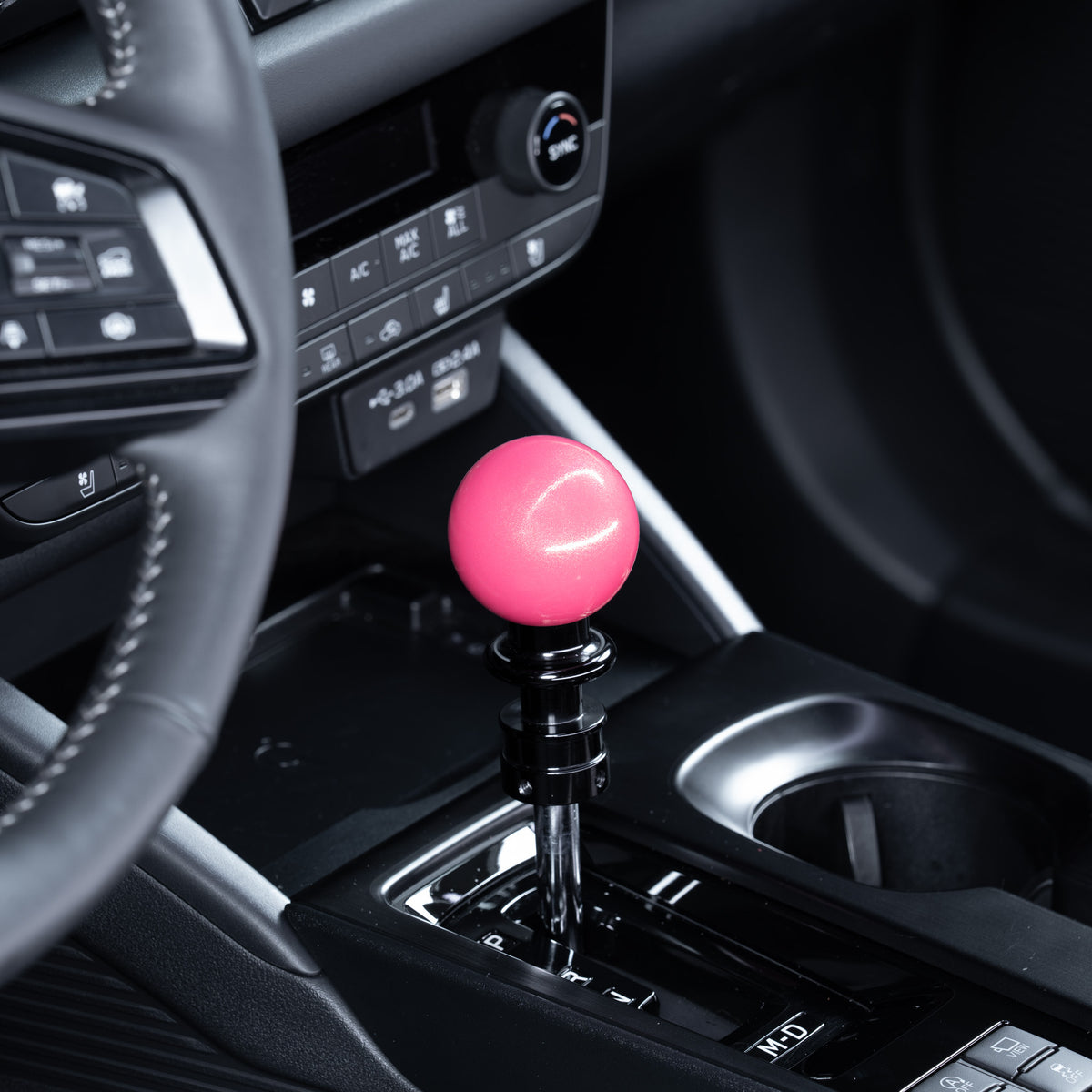 Billetworkz Automatic Shifter - Candy Pink - Fits Subaru CVT: WRX (2022+), Crosstrek (2024+), Forester (2025+), Impreza (2024+), Legacy/Outback (2015+)
