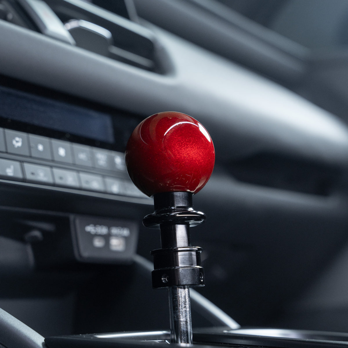 Billetworkz Automatic Shifter - Candy Red - Fits Subaru CVT: WRX (2022+), Crosstrek (2024+), Forester (2025+), Impreza (2024+), Legacy/Outback (2015+)
